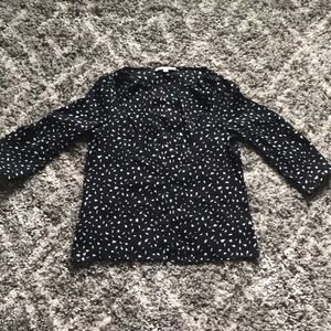 Loft Black Blouse